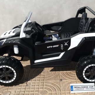 Coche a batería Buggy Strong Little A032 24v 2x 24V, blanco, HASTA 10 AÑOS - INDA71-A032WHITE0